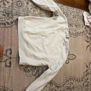 TNA Cozy Fleece Sweatshirt in Cream